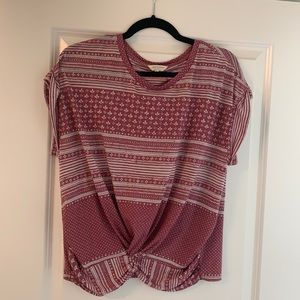 Cute, short sleeve, Lucky Brand , medium size top